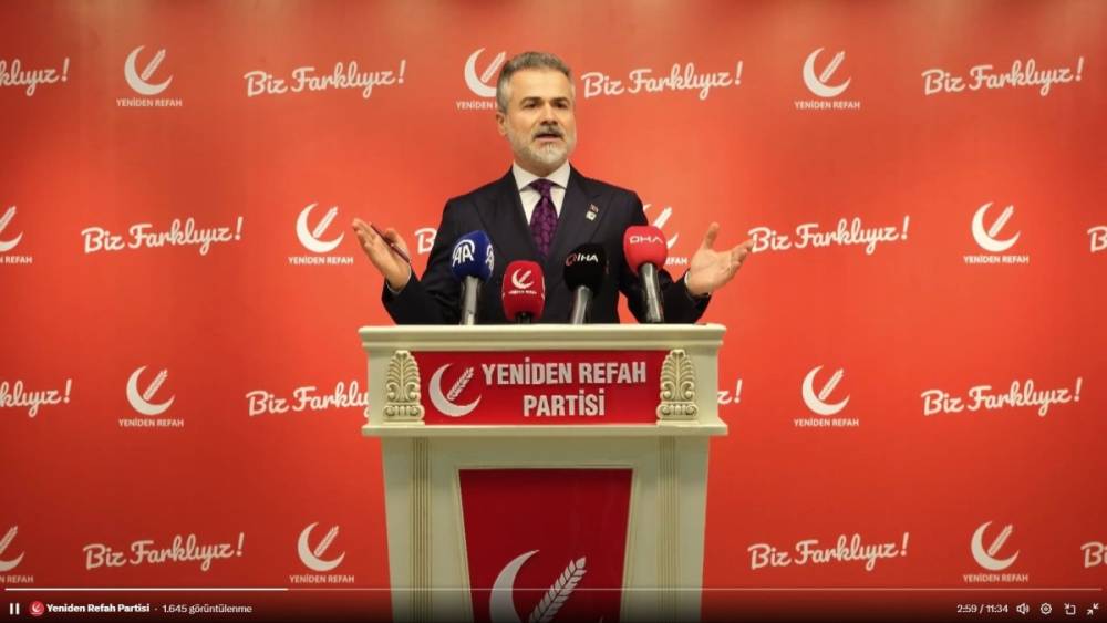 Yeniden Refah Partisi'nden Haciz Tepkisi: 'Bütün Belediyeler AK Parti’ye mi Mensup Olmalı?' 